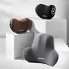 Reposacabezas y Soporte Lumbar para Coche, Almohada para el Cuello de Coche, Cojín para Coche, Cojín para Respaldo, Cojín Lumbar, Almohada para la Cintura de Espuma Viscoelástica, Almohada de Soporte