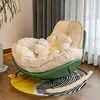 Mecedora Pingüino Cáscara de Huevo para Balcón de Casa, Silla de Ocio, Sofá Perezoso Famoso en Internet, Mecedora para Sala de Estar y Dormitorio, Mecedora Individual