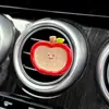 Perfume para Coche Apple Difusor de Aroma para Ventilación de Coche Creativo Decoración Interior de Coche Acrílica Suministros Fragancia para Coche