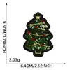 Pegatinas Bordadas Transfronterizas Lentejuelas Navideñas Santa Claus Pegatinas Bordadas Parches de Lentejuelas Accesorios para Ropa Pegatinas de Tela Parche