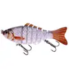 Nuevo Señuelo de Pesca Transfronterizo de 7 Secciones Biónico Multi-Sección 10cm 15.4g Señuelo de Pesca Set de Señuelos Multi-Sección