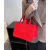 Celebridad de internet todo-combinable ins bolsa de fieltro 2022 otoño e invierno versión de red gran capacidad bolso de trabajo para llevar en la mano bolsa de compras