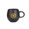 Caneca Master de Argila Roxa com Alça, Gravada com Centenas de Sobrenomes e Signos do Zodíaco, Caneca de Chá Exclusiva, Caneca Individual, Caneca Pessoal, Personalizável com Logo