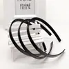 Venta caliente 1CM versión ligera diente de escalera plástico DIY diadema para el cabello con diente antideslizante presión accesorios de diadema para champú