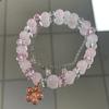 Arcoíris de verano ~ dopamina fresco colorido nicho al por mayor dulce Pulsera pulsera de cuerda elástica estrella arcoíris