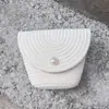 Bolso de paja para mujer 2023 nuevo casual versátil retro de ratán tipo cubo bolso bandolera tejido para playa