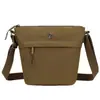 Bolsa para Teléfono Móvil Bolso Cruzado para Mujer Simple Sentido de Alta Gama Moda de Nicho Versátil Nuevo Bolso Cubo de Nailon Bolso de Hombro para Mujer