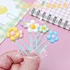 Clips de Papel con Flores Estilo Ins Marcadores de Página de PVC Dibujos Animados de Anime Nuevos Lindos Papelería de Oficina Clips de Papel Venta al por Mayor Transfronteriza