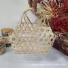 Cesta de regalo del Festival del Bote Dragón, embalaje de regalo, cesta de bambú, cesta para huevos, cesta de almacenamiento, artesanías de bambú