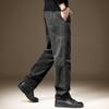Calças de Trabalho Retas Estilo Americano para Homens, Outono, Corte Regular, Marca da Moda, Largas, Algodão Puro, Respiráveis, Perna Larga, Casuais, Versáteis para o Dia a Dia