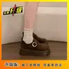 Zapatos Birkenstock Retro de Suela Gruesa para Mujer 2026 Nuevos Zapatos de Primavera y Verano para Mujer Versátiles Populares Mocasines Casuales
