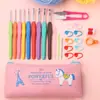 Venta Caliente Transfronteriza Set de Ganchillo DIY para Principiantes Portátil Hogar Herramientas de Ganchillo Hechas a Mano Set Completo Ganchillo para Tejer Muñecas