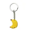 Serie de Frutas Transfronterizas Llavero Colgante de Goma Suave de PVC Llavero de Coche DIY Colgante de Mochila Regalo Pequeño