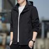 Chaqueta casual fina deportiva para hombre Four Seasons con capucha cortavientos para jóvenes y adultos al aire libre