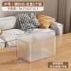 Caixa de Armazenamento Transparente Doméstico Caixa de Armazenamento de Brinquedos Lanches Organizador de Roupas Cesto de Armazenamento para Guarda-Roupa Caixa para Roupas Cesto de Plástico
