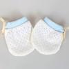 Luvas Faciais Anti-arranhão para Bebê Malha Bebê Verão Fina Seda Gelo Alta Elasticidade Ajustável Pequenas Luvas Protetoras para Recém-nascidos