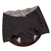 Pantaletas de Algodón Puro para Mujer con Empalme de Encaje y Entrepierna Extendida, Calzoncillos Tipo Boxer de Algodón Puro para Mujer con Lazo