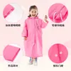 Impermeable con Mochila Enterizo para Niños al por Mayor, Impermeables con Estampado Personalizado para Estudiantes que Van a la Escuela