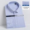 DP prenda sin planchado sin planchado 100 algodón camisa de hombre manga larga color sólido camisa de vestir para negocios