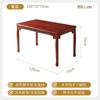Mesa de comedor clásica de haya china, juego completo de restaurante de palo de rosa, combinación de mesa y silla de comedor de madera maciza, muebles de alta gama de Foshan