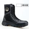 Productos genuinos Malla Transpirable Zapatos de Entrenamiento para Hombre Forrados de Felpa Botas de Exterior Botas de Guerra Botas Martin Botas Altas Negras Zapatos para Control de Seguridad Zapatos de Seguridad