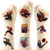 Novos adesivos de tatuagem Amazon Adesivos de tatuagem do Homem-Aranha adesivos de transferência de água presente de festa de aniversário infantil