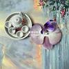 Flor artificial Phalaenopsis flor 3D de película cabeza de flor estilo ramillete regalo de mano LV Fu regalo DIY caja de regalo decoración de boda