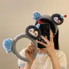 Linda Diadema de Pingüino de Peluche con Cabeza de Pez para Mujer, Dibujos Animados, Lavado de Cara, Maquillaje, Presión para el Cabello, Diadema, Nuevo Pasador para el Cabello, Tocado 2025