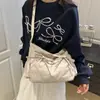 Bolsa de Ombro Tendência da Moda 2026 Bolsa Casual Simples de Grande Capacidade Outono Estilosa Personalidade Bolsa Transversal Feminina