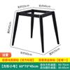 Suporte de mesa de centro simples All-match, pernas de suporte de mármore, luz de pé de mesa, pernas de mesa de pedra de luxo, ladrilho de vidro, prateleira de mesa baixa