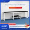 Bancada de laboratório mesa de experimento de placa química com mesa de instrumentos laminados mesa de resistência à corrosão tabela de inspeção em estoque