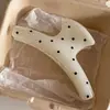 Pinza de tiburón negra en forma de corazón para recogido, elegante pinza para el pelo floral para la parte trasera de la cabeza, gran accesorio para el pelo de pinza de garra estilo nuevo 2026