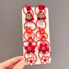Nuevo Diadema de Goma para Niños Adorno de Cabeza de Año Nuevo Cuerda para el Pelo con Lazo Anillo para el Cabello de Bebé No Tira Cuerda para el Cabello de Niñas Accesorios para el Cabello de Año Nuevo