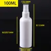 Frasco Spray Branco Escuro 10/20/30/50/100ml Lata de Spray Plástico PE Atacado Frasco de Névoa Desinfetante