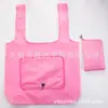 Nueva bolsa de compras plegable de tela Oxford a cuadros con cremallera, bolsa de compras plana, bolsa portátil