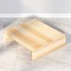 Base de pad para aumentar altura de geladeira, base de suporte de carga, suporte de madeira maciça, mesa para aumentar altura de eletrodomésticos, tapete de madeira para lavadora de chão