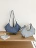 Retro Simples PU Em Forma De Bolsa Design De Nicho Feminino Estilo Coreano Distinto Ombro Axila Bolsa High-end Sense Dumpling Bag