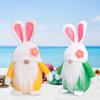 2026 Nueva Decoración de Pascua Transfronteriza Conejo Muñeco Gnomo Sin Rostro Figura Exhibición de Ventana Artículos de Decoración para el Hogar