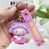 Llavero Colgante de Peluche de Dibujos Animados Sanrio, Lindo Colgante para Mochila de Kuromi Melody, Accesorios para Teléfono DIY