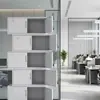 Archivero metálico de cinco secciones, gabinete multi-nivel para documentos con cerradura, gabinete para comprobantes financieros, gabinete de archivo para oficina