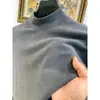 Camiseta Térmica de Capa Base para Hombre, Otoño e Invierno, Cuello Semi Alto, Sin Costuras, Color Sólido, Ropa Interior Cálida, Felpa de Doble Cara, Camiseta de Manga Larga