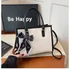 Bolsa de Mão Quadrada Pequena Color Block com Estampa de Cobra Fashion Atacado para Mulheres, Novo Estilo Primavera 2026, Bolsa de Ombro Único Transversal com Laço de Lenço de Seda