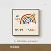 Arte de pared de moda para habitaciones infantiles y dormitorios, lindo e interesante decoración de pared de fondo de sofá estilo dopamina, set de dibujos animados