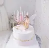 Vela Dorada Vintage para Hornear Estilo Ins Cake Europeo Velas Pequeñas Suministros para Arreglo de Mesa de Postres Fiesta de Cumpleaños Romántica