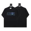 Três Etiquetas Completas, Exclusivamente para Vendas Transfronteiriças, Camiseta Masculina 100% Algodão Fio Duplo, Manga Curta, Alta Qualidade, Em Estoque