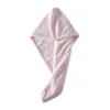 Gorro de Secado Rápido de Terciopelo Coral para Mujer, Absorbente, Secado Rápido, No Pierde Cabello Fácilmente, Suave y Amigable con la Piel, Toalla de Cabello Espesa para Adultos