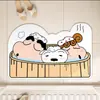 Tapete de Chão de Terra de Diatomáceas Desenho Animado Crayon Shin-Chan para Casa Banheiro Entrada, Tapete para Pés Absorvente de Água Antiderrapante Atacado e Dropshipping