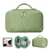 Bolsa de Maquillaje Nueva Portátil Personalizada Transfronteriza, Bolsa de Almacenamiento de Brochas de Maquillaje Portátil de Gran Capacidad, Neceser de Viaje de Alta Gama