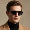 Gafas de Sol de Moda 2026 Estilo Europeo y Americano para Hombres y Mujeres, Elegantes con Remaches, Protección UV, Gafas de Sol Polarizadas Hechas a Mano