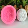 Molde para hornear de silicona con forma de ramo de rosas, herramienta para decorar pasteles, fondant, molde epoxi para pasteles